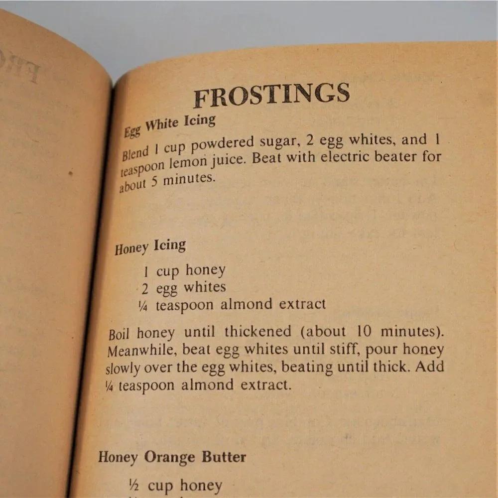 Honey I Love You Delicious Honey Recipes By Rev. Maurice H Ness 1983 Paperback